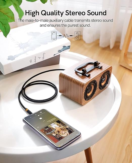 Aux Cord, Audiophile 3.5mm Stereo Audio Cable, Unbreakable and Great