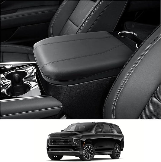 CDEFG for 2025 2026 Chevy Suburban Tahoe Center Console Cover for 2025 2026 Chevrolet Suburban Tahoe Accessories Armrest Cover 2025 2026 Suburban Tahoe Middle Console Pad Arm Rest Cushion