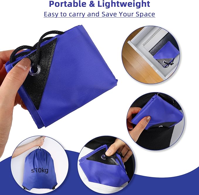 GoodtoU Drawstring Bags Bulk, 20 Pcs Draw String Bags Cinch Bag Drawstring Gym Bag Sackpack Drawstring Backpack for Women Men, Blue