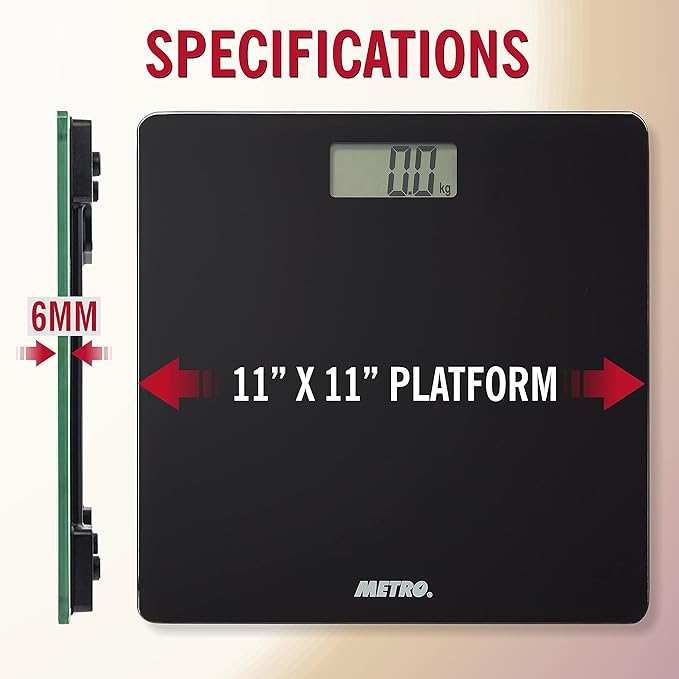 Taylor Digital Bathroom Scale, Black