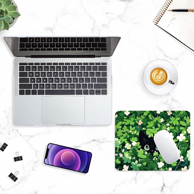 ITNRSIIET Mouse Pad with Stitched Edge Premium Textured Smooth Precise