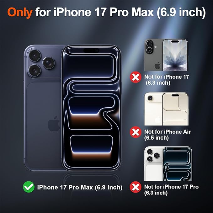 SUPFINE Magnetic for iPhone 17 Pro Max Case (Compatible with MagSafe)(Military Grade Drop Protection) Translucent Matte Shockproof with Anti-Fingerprint Phone Cover,Forest Green