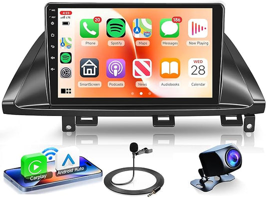 4Core 2G+64G Android Car Radio for Honda Odyssey 2005-2010, Rimoody Car Stereo Wireless Carplay Android auto 10.1 Inch Touch Screen GPS WiFi EQ Mirror Link Bluetooth FM Backup Camera