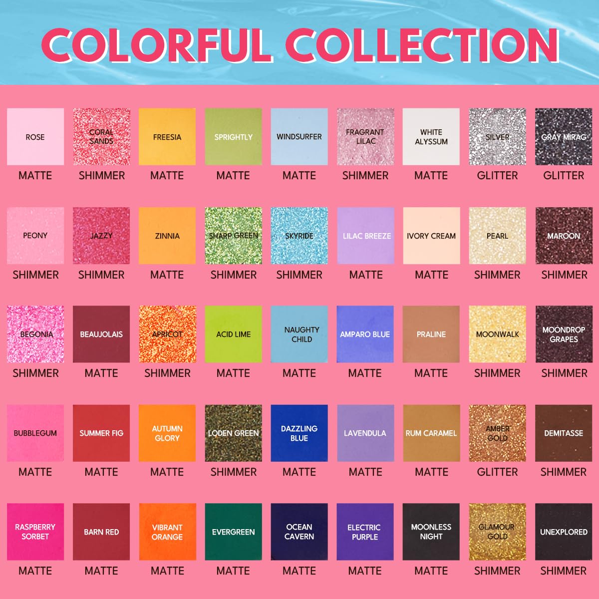 45 Shades Eyeshadow Palette, Highly Pigmented Colorful Collection Makeup Palette, Matte Shimmer Metallic Glitter Eye Shadow For Long Lasting Eye Make Up