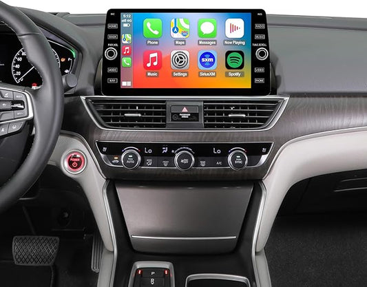 4G LTE QLED Radio for Honda Accord 10th Gen 2018-2022 Upgrade,8-Core CPU Touch Screen Stereo,Wireless CarPlay & Android Auto,Support OEM SWC and Camera