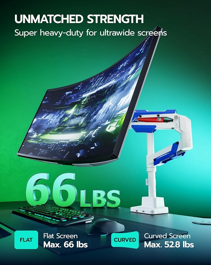 ARES WING Single Monitor Mount