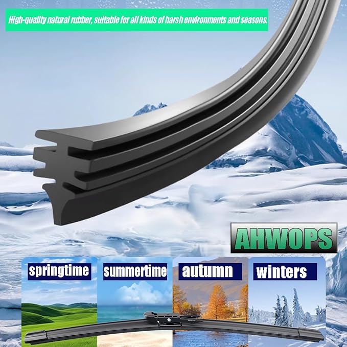 OEM All Season Wiper Blades for Toyota Avalon 2005-2012/ Ford Taurus 2011-2018 Wiper Blades, Genuine Replacement (26 inch + 20 inch) For My Car