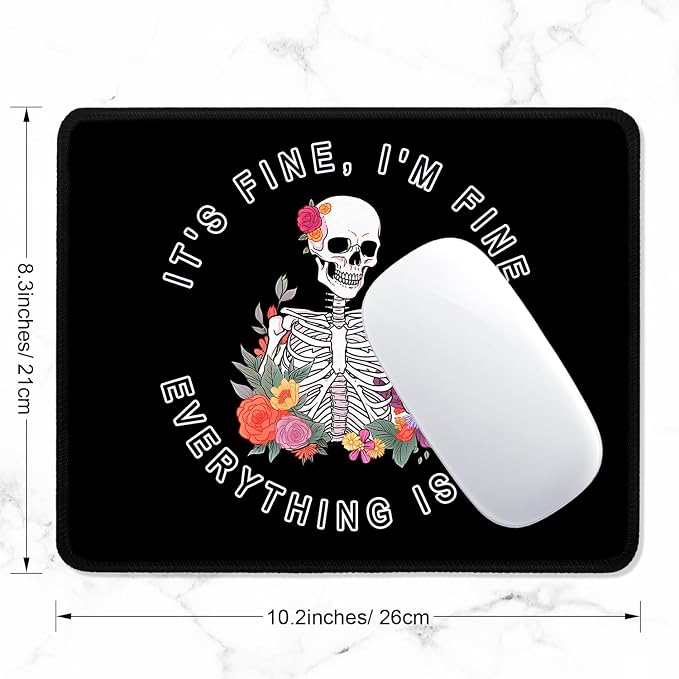 ITNRSIIET Mouse Pad with Stitched Edge Premium Textured Smooth Precise