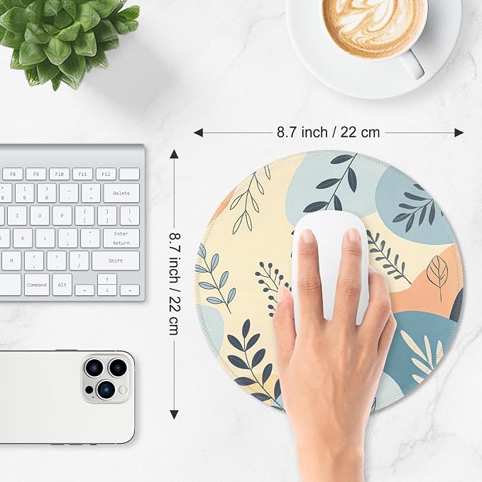 ITNRSIIET Mouse Pad Non-Slip Rubber Base Smooth Surface Stitched Edges