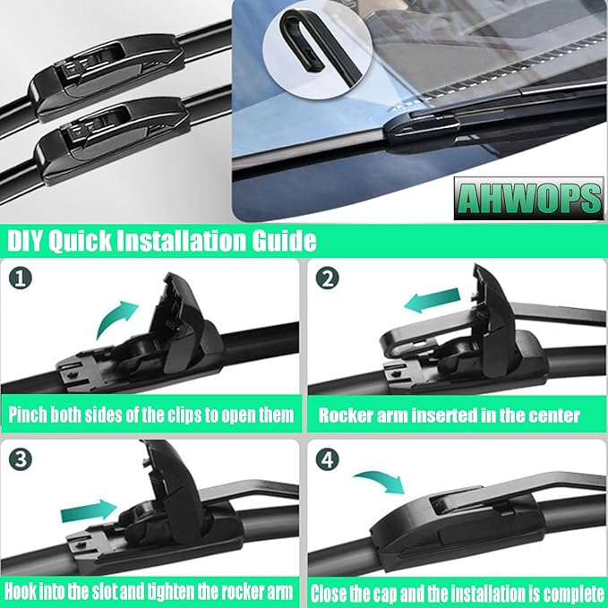 3 Wiper Front and Rear Wiper Blades for Toyota Sienna 2011-2021, OE Original Style (28″/20″ Front/16″ Rear) For My Car