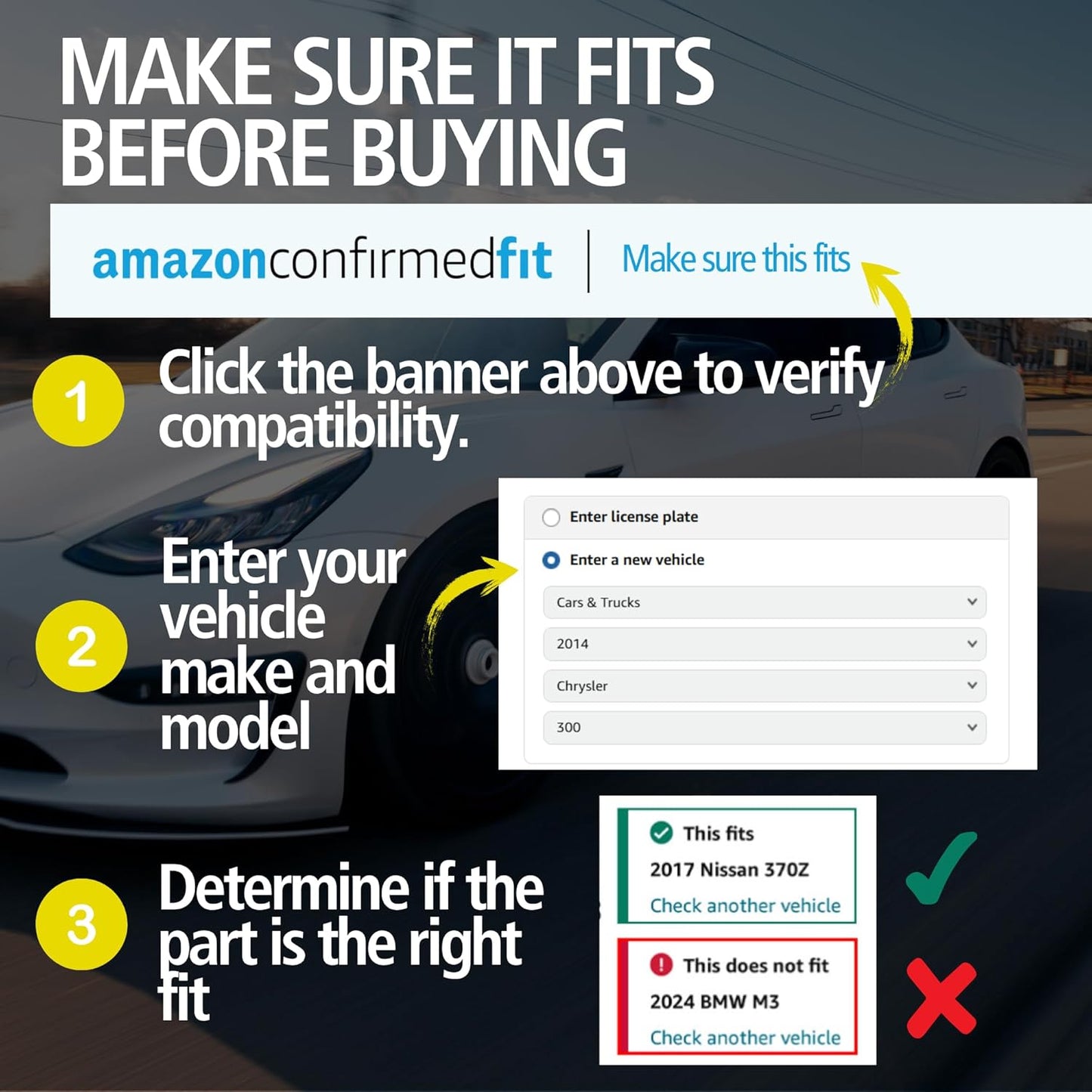 Premium Semi-Metallic Front Brake Pads (1001-0652M) Compatible with 1995-2002 Ford/Mazda/Mercury (B2300/B2500/B3000/B4000/Explorer/F-100 Ranger/Mountaineer/Ranger)