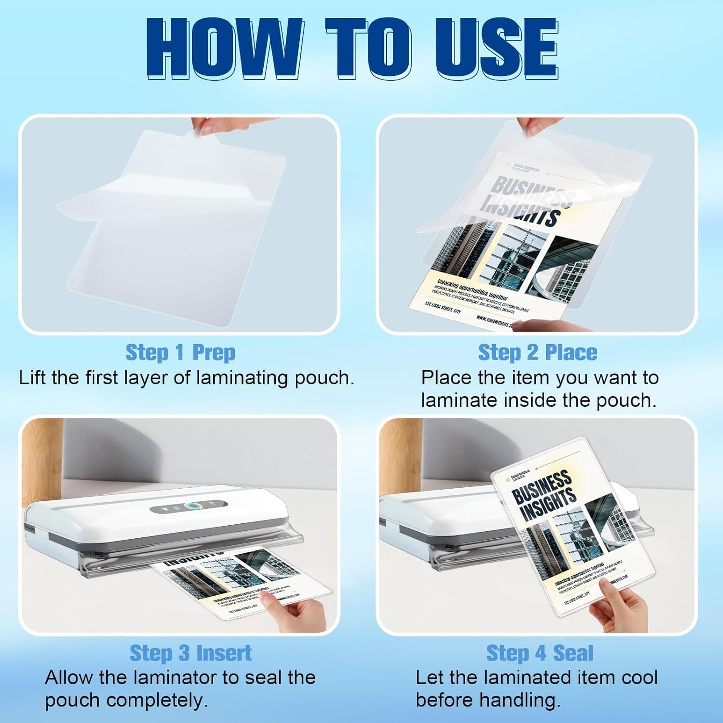 50 Pack 9x11.5inch 7mil Letter Size Laminating Sheets Thermal Laminating Pouches Paper Laminator Sheets File Card Laminator Pouches 8.5x11inch for Permits Cards File Photos (50, 9"x11.5"-7mil)