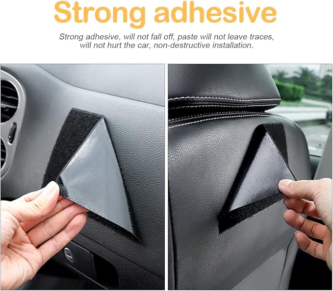 Osilly Car Seat Side Pocket Organizer, PU Leather Pen Phone Sunglasses Holder Tray Pouch Seat Gap Filler, Mini Storage Bag Car Interior Accessories for Auto Seat Door Window Console (Beige)