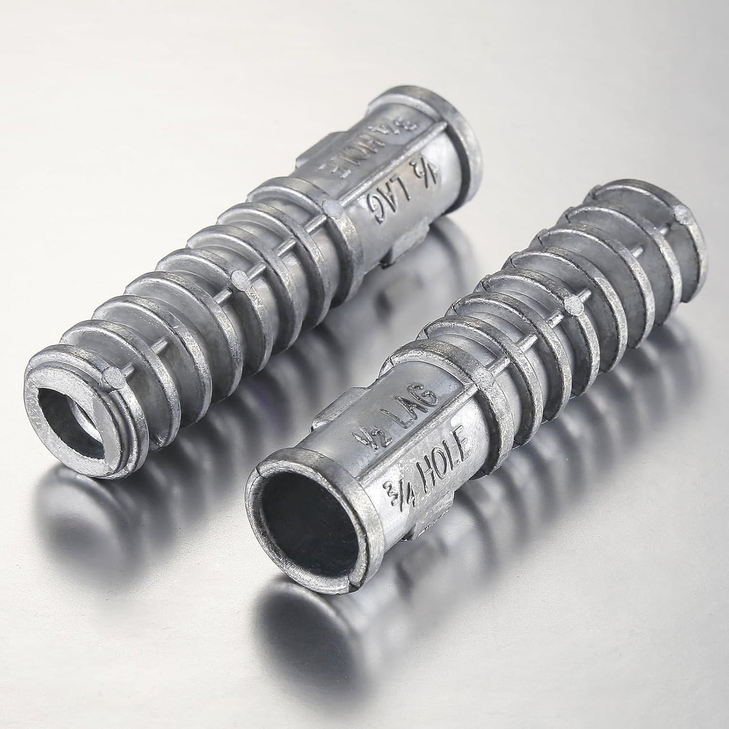 Wensilon(100pcs) 1/4 * 1-1/2 Lag Shield Anchor Long Zinc Alloy Bolts Concrete Anchors, Zinc Alloy Masonry Anchors Hole