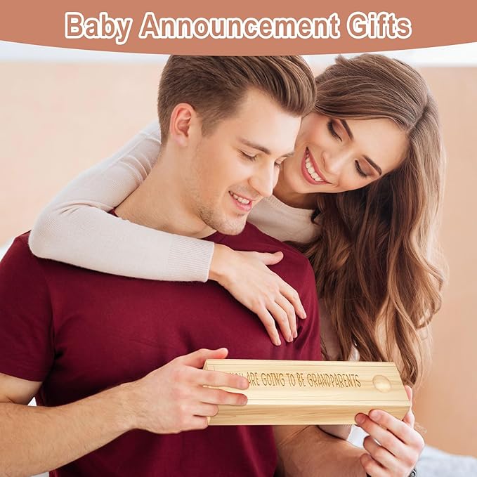 Pregnancy Announcement for Grandparent, Pregnancy Test Keepsake Box, Baby Announcement Reveal Gifts Ideas for Husband Grandparents Dad Aunt and Uncle