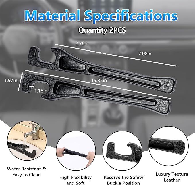 【Compatible with Mazda CX-5】 Seat Gap Filler,No Drop Seat Guard Compatible with Mazda CX5,Drop Seat Guards for Cars(2Pcs),Emergency Keychain Car Escape Tool(2Pcs)