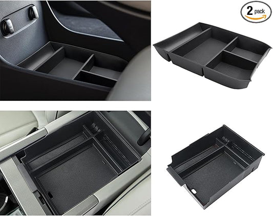 2025 Palisade Organizer for 2020 2021 2022 2023 2024 2025 Hyundai Palisade SE/SEL/XRT/Limited/Calligraphy Center Console Organizer Under Armrest Organizer Insert Tray 2025 Palisade Accessories 2PCS