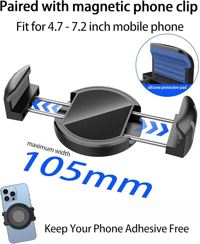 Magnetic Car Phone Mount for Honda Civic 2022-2026 / Acura Integra 2023-2025, for MagSafe Strong Magnets Cell Phone Holder 7/9-Inch Touchscreen Cradles, for iPhone Samsung Galaxy Google