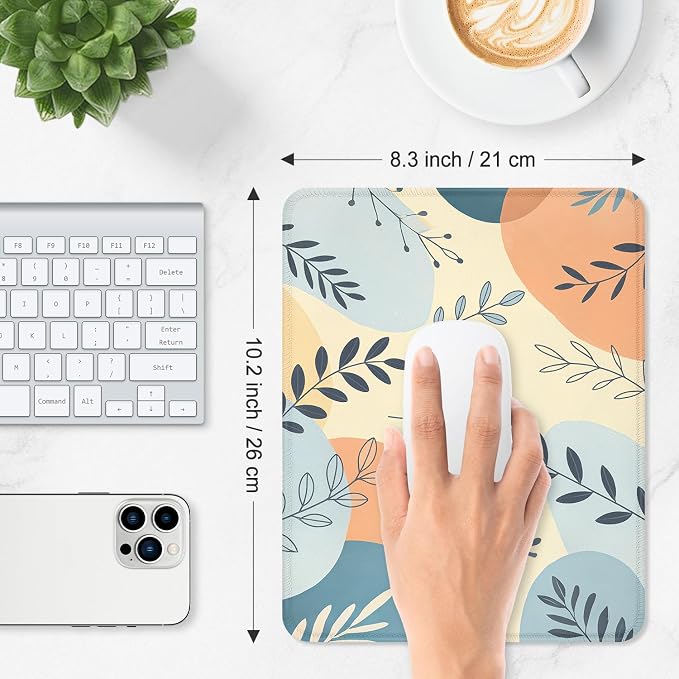 ITNRSIIET Mouse Pad Non-Slip Rubber Base Smooth Surface Stitched Edges