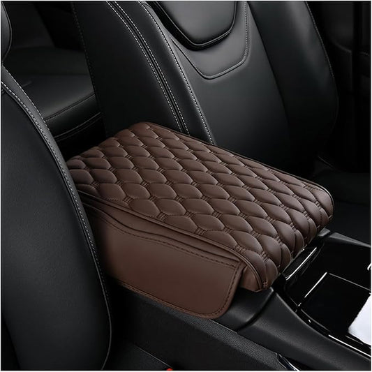 Car Center Console Cover for Volvo S40/S60/S70/S80/S90 234 964 P24 Y20 R TS AS Sedan, Thick Armrest Cushion Pad with Side Storage Pockets, Center Console Protector, Arm Rest Cover