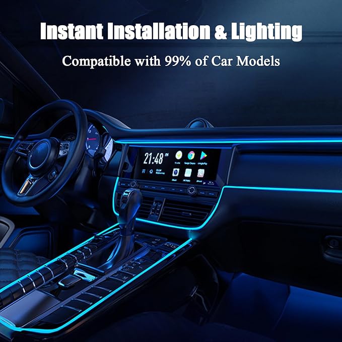 Car Interior Lights for Mercedes-Benz EQT EQV E420 V447 LED Car Interior Atmosphere Lamp Car Ambient Lighting Kits,Red