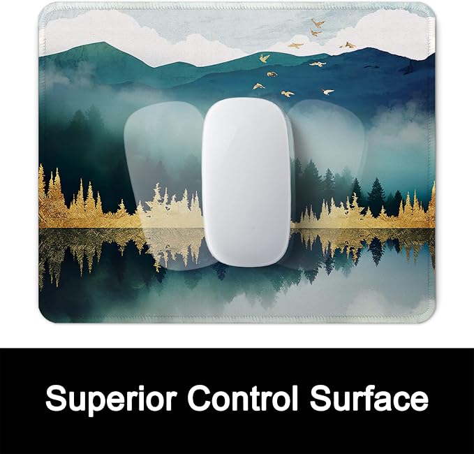ITNRSIIET Mouse Pad with Stitched Edge Premium Textured Smooth Precise