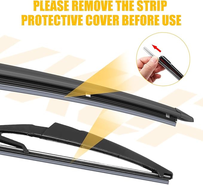 MIKKUPPA 24"+20"+12" Windshield Wiper Blades Replacement for 2010-2022 Toyota 4Runner, Front & Rear Wiper Blades Set, Durable Stable Quiet All Season (Pack of 3)