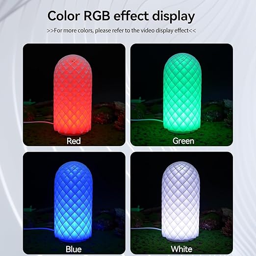 Remote Control RGB LED Lamp Kit 001 with Power Off Color Storage for Bambu Lab H2D/X1/P1P/A1 Includes Button Battery Makerworld 3D Printed DIY Hardware Model Spare Parts 5V USB Powered