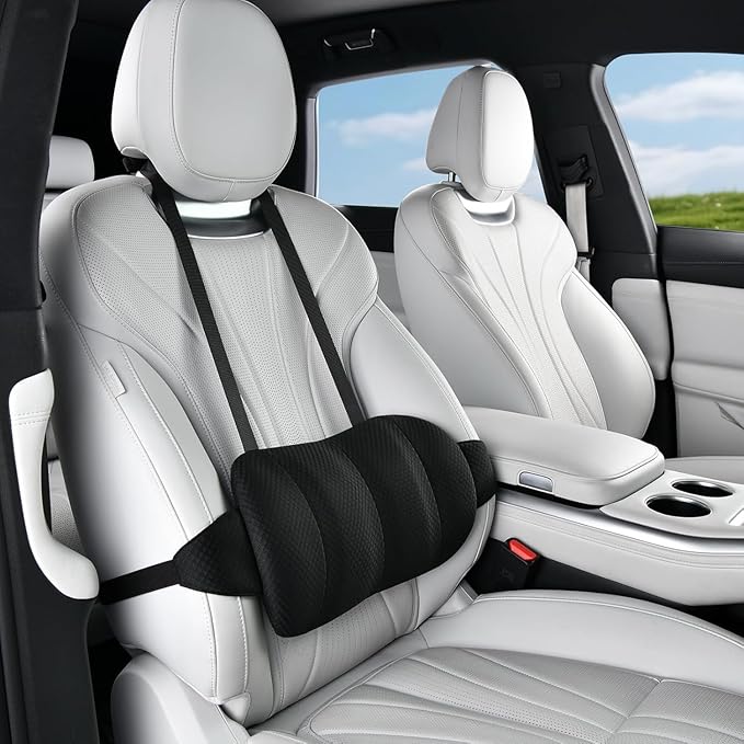 1 Piece Automotive Seat Lumbar Support Pillow for Chevrolet Equinox 2010-2017, Driving Lower Back Cushion Ergonomic Orthopedic Posture Rest