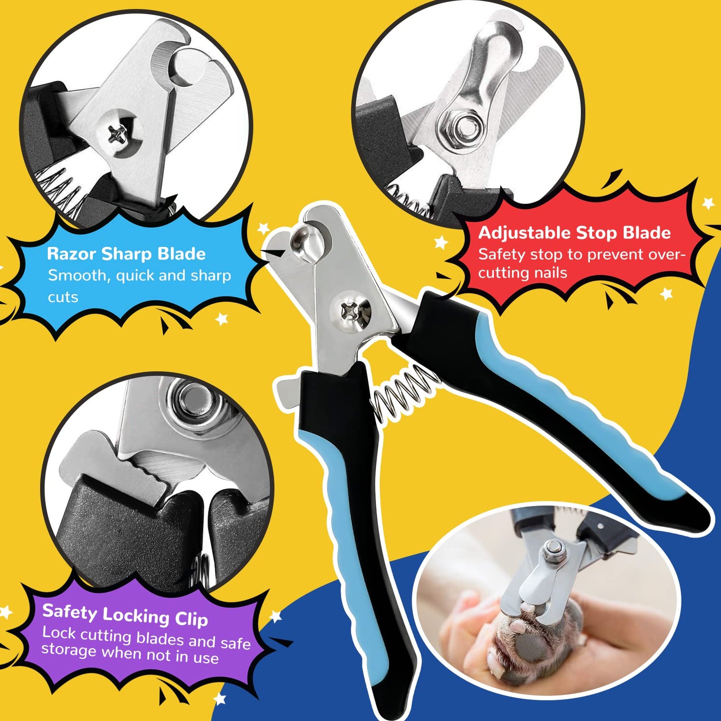 MAIYOUWENG Dog Grooming Hammock,Dog Grooming Supplies,Dog Hammock,Dog Grooming Harness,Pet Grooming Hammock,Grooming Table,Dog Nail Clipper,Dogs Cats Grooming,Claw Care (XS)