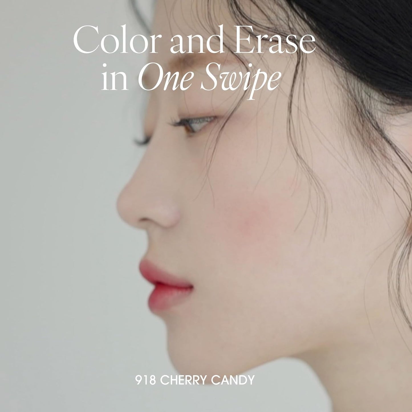 PLAT LIPS 918 CHERRY CANDY, Lip & Cheek, Lightweight, Naturally Dewy+ Glowy Finish, Blendable & Buildable Formula (1.2g, 0.003 oz.)