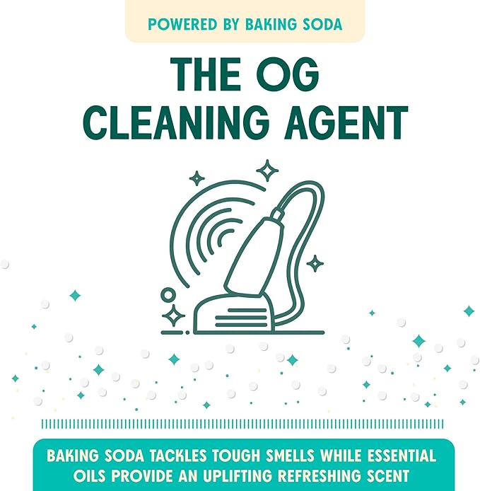 Aunt Fannie's Carpet Refresher & Deodorizer Powder, Multi-Purpose Rug, Carpet, and Upholstery Odor Eliminator for Homes with Cats and Dogs, Bright Lemon Scent, 16 Oz (Pack of 6)