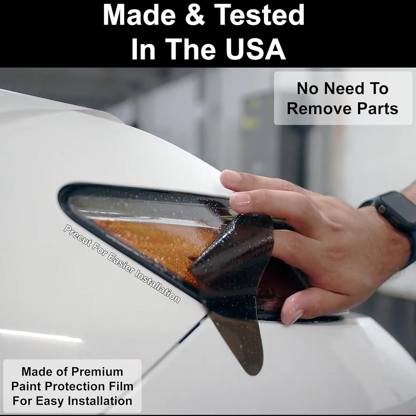 BOGAR TECH DESIGNS Precut for Cadillac XT6 2020-2025 Full Headlight Taillight Tint Kit, Dark Smoke