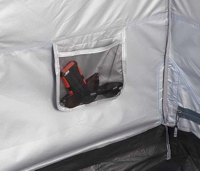 E-Z UP Camping Cube 6.4, Converts 10' Straight Leg Canopy into Camping Tent, Royal Blue (Canopy/Shelter NOT Included)