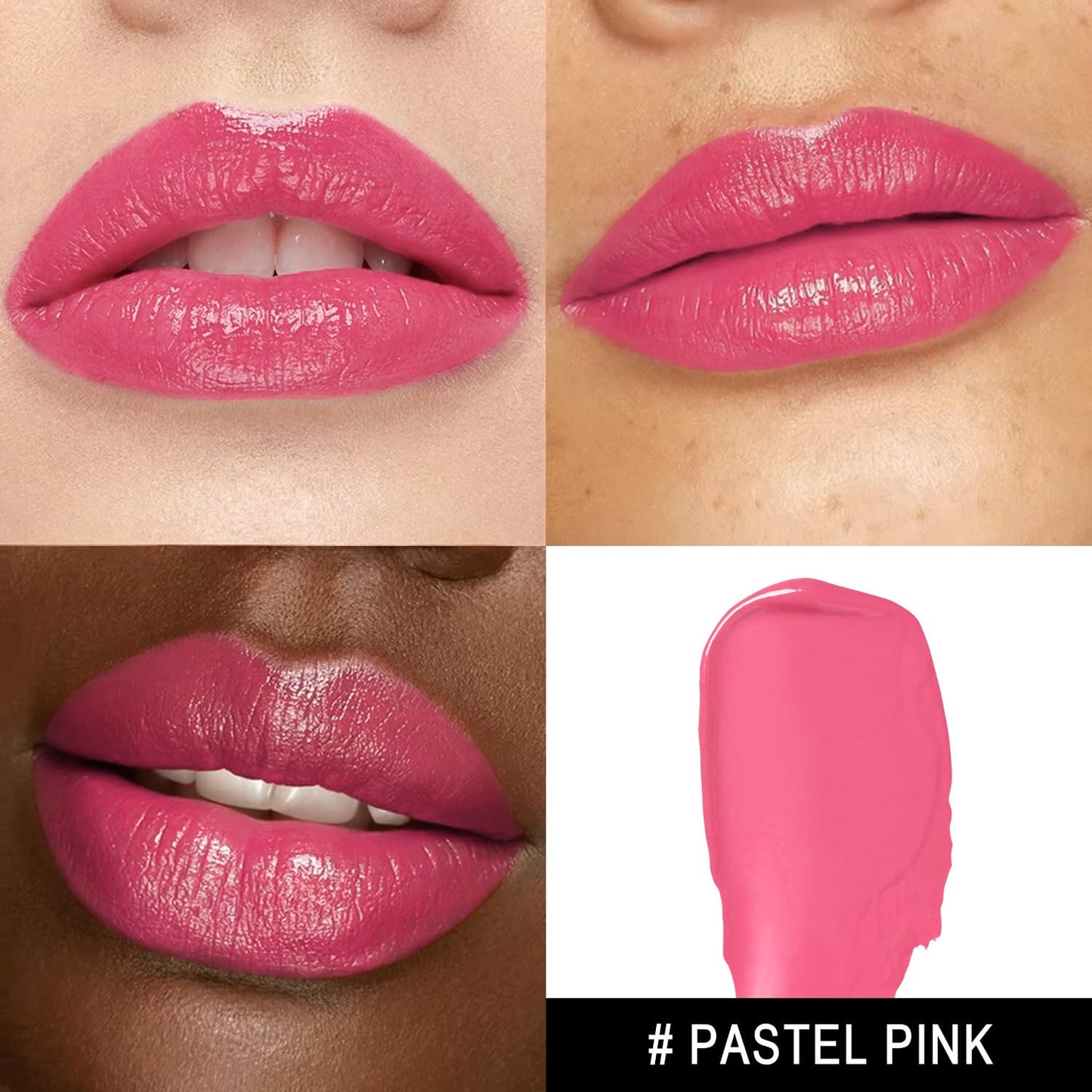 3Pc Moisture Lipsticks for Women Nude Pink Purple Lipstick Hydrate Tinted Lip Balm for Dry Cracked Lips Glossy Lip Color, MA55/62/65
