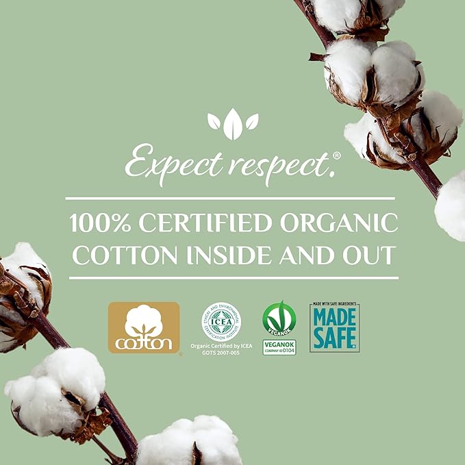 Organyc - 100% Certified Organic Cotton Feminine Pads - Heavy Flow, 10 Count (Pack of 2) (B003ART1JG)