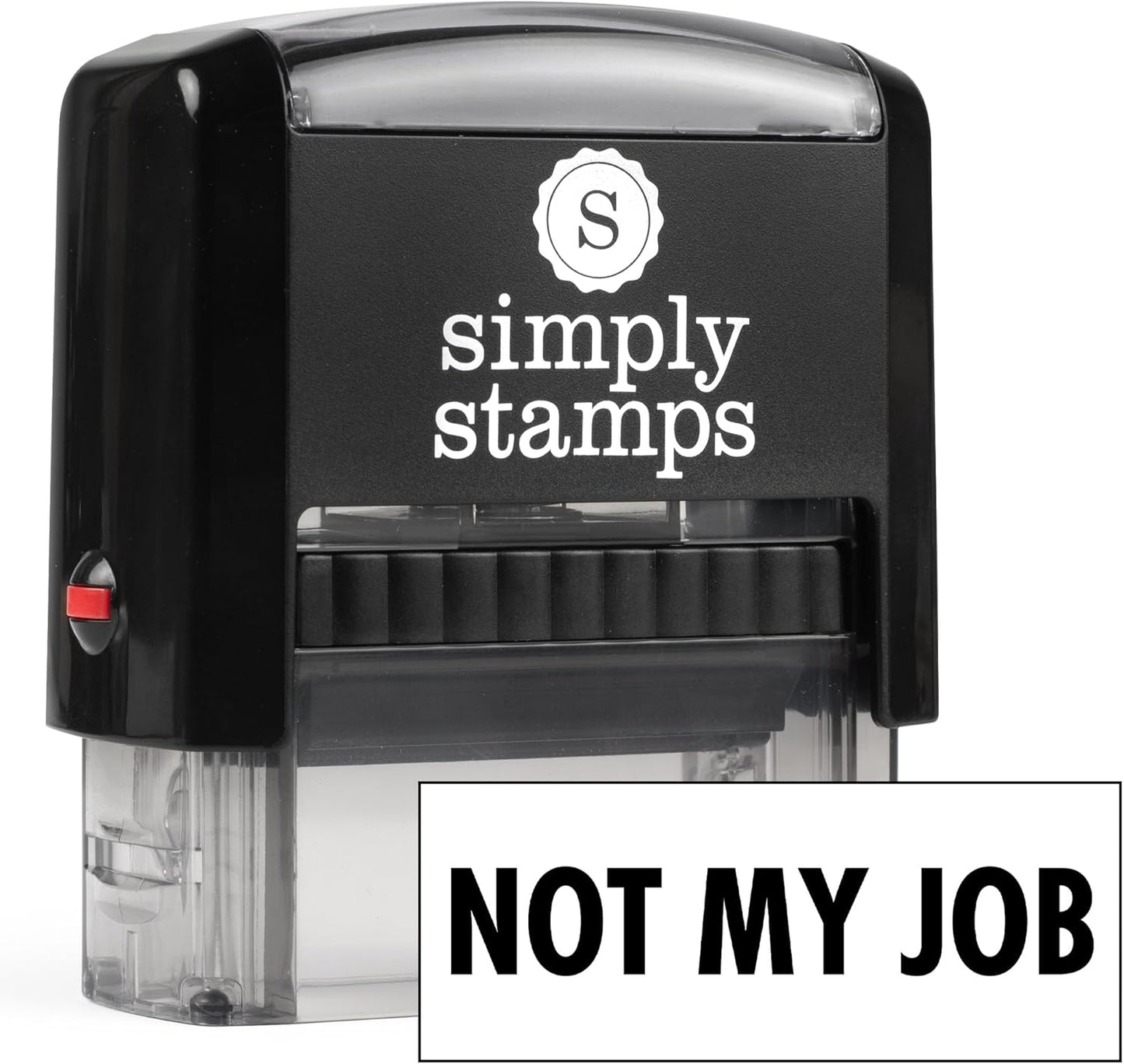 Not My Job Office Stamp | 4 Different Sizes | 20 Designs | Multiple Color Options | Perfect for Quick Validation of Office Documents (Not My Job, Medium)