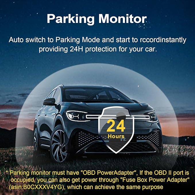 Mangoal 4K Dash Cam fit for GMC Acadia 2017-2023 (Model B), SE SEL Set AT4 Denali, Model A & Model B Have Same Models Years but Vehicle Sensor Cover are Different, Free App & WiFi, 64GB Card