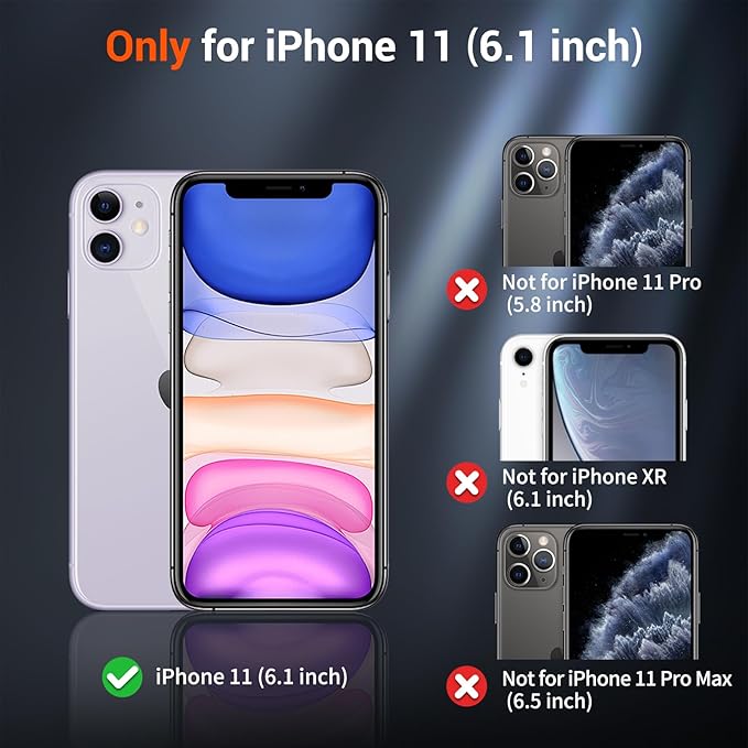 SUPFINE Magnetic for iPhone 11 Phone Case (Compatible with MagSafe)(Military Grade Drop Protection) Translucent Matte Shockproof Phone Case,Wine Red