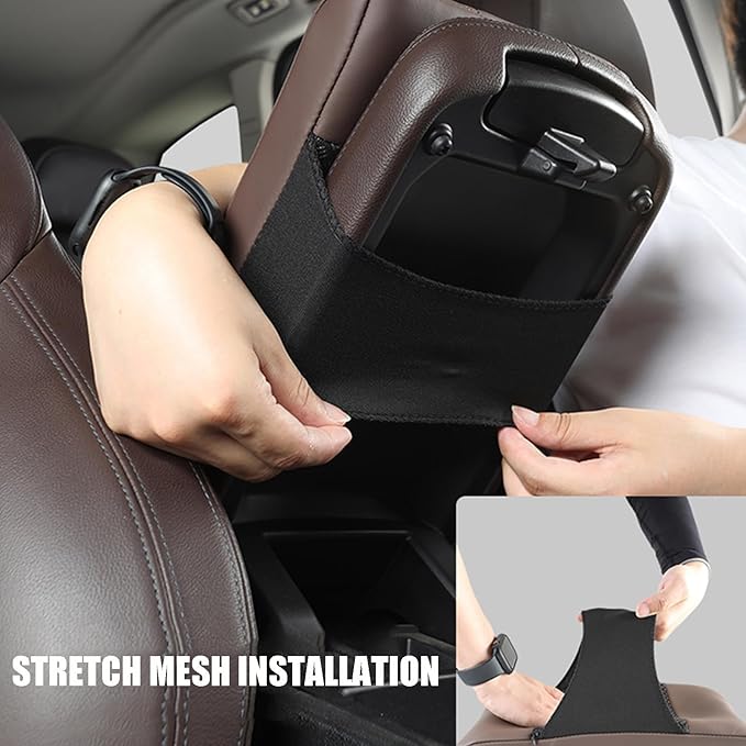 Car Armrest Cover Pad for Hyundai Elantra 6.Generation (AD) 2015-2020 Premium Leather Center Console Armrest Cushion Pad Anti-Scratch Waterproof Auto Interior Accessories Wine Red