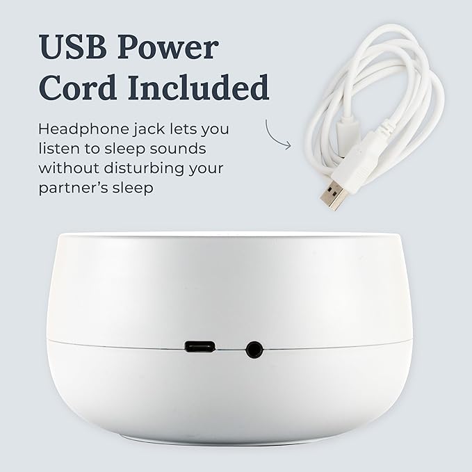 Yogasleep Dreamcenter Multi Sound White Noise Machine with Night Light, Sleep Timer, 26 Soothing Sounds for Travel, Noise Canceling for Office Privacy, Sleep Aid for Adults & Baby, Registry Gift