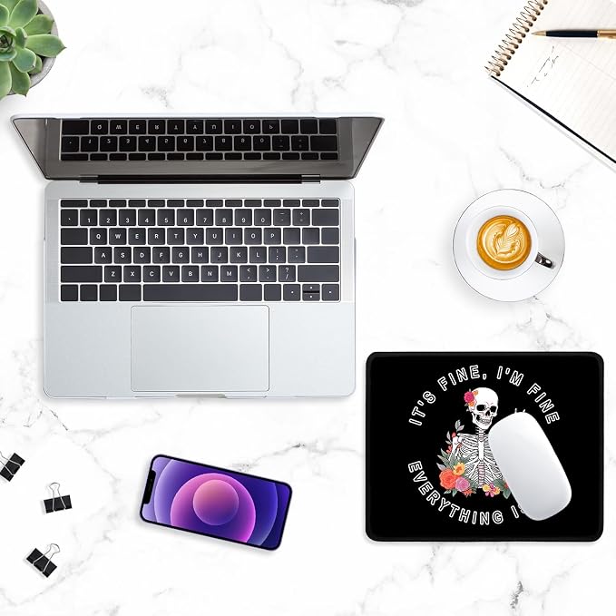 ITNRSIIET Mouse Pad with Stitched Edge Premium Textured Smooth Precise