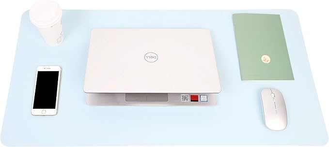 YSAGi Non-Slip Leather Desk Pad L Size, Waterproof Laptop Computer Desk