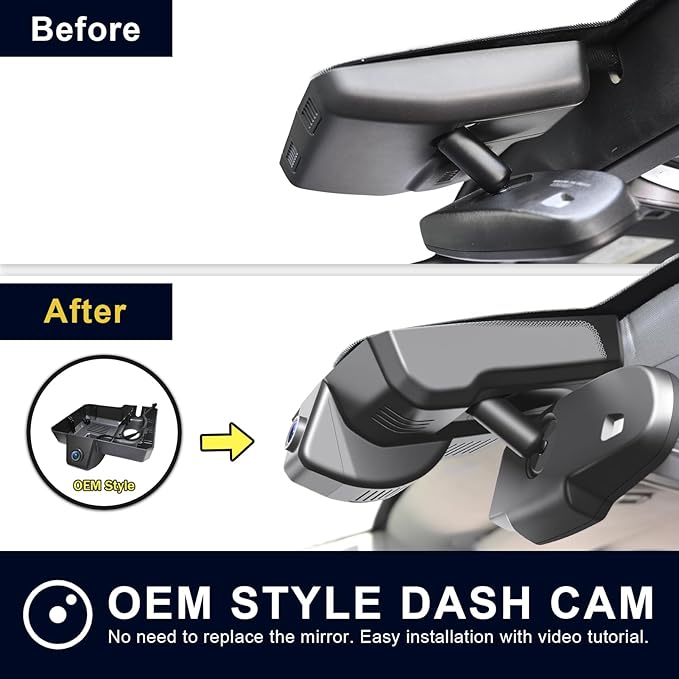 Mangoal STARVIS 2 Front 4K HDR Dash Cam IMX678 for Chevy Silverado 1500 2014 2015 2016 2017 2018 2500 HD/3500 HD 2015-2019 (Model D), 5GHz WiFi, GPS, 64GB