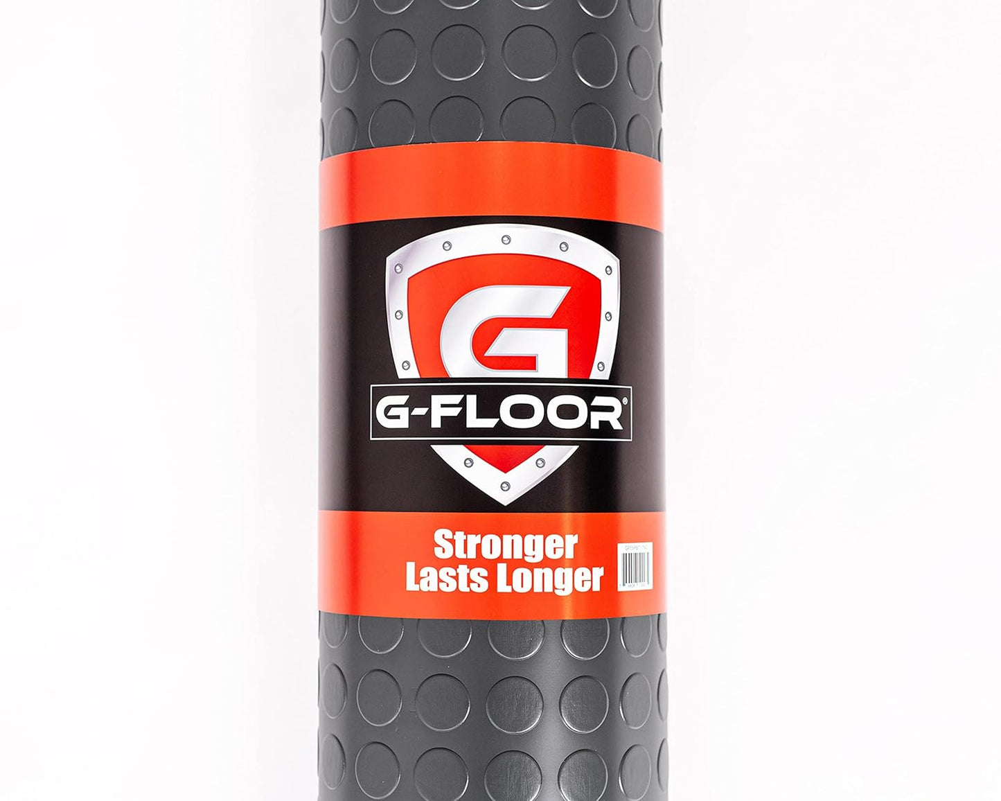 G-Floor Large Coin Pattern Vinyl Garage Floor Protector Mat (5' x 10', Slate Grey), Extremely Durable, Waterproof Parking Pad and Flooring