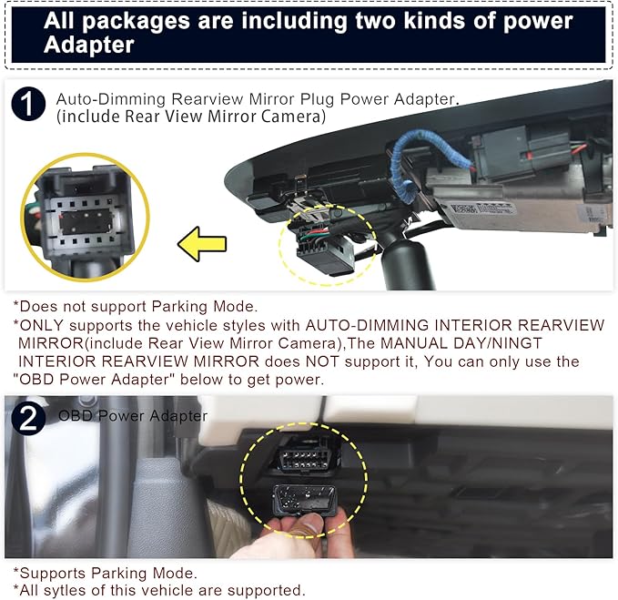 Mangoal 4K Dash Cam fit for GMC Acadia 2017-2023 (Model A), SE SEL Set AT4 Denali, Model A & Model B Have Same Models Years but Vehicle Sensor Cover are Different, Free App & WiFi, 64GB Card