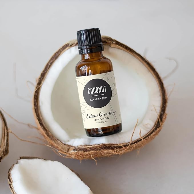 Edens Garden Coconut CO2 Essential Oil- 100% Pure Premium Grade, Undiluted, Natural, Therapeutic, Aromatherapy, The Best for Diffuser, Skin, Face, Hair 30 ml (1 fl oz)