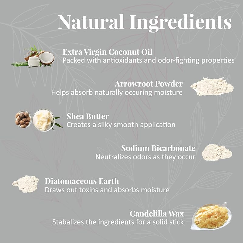 J&L Naturals Aluminum Free Deodorant for Men & Women | 100% Natural Ingredients With Coconut Oil, Shea Butter, & Essential Oils | Sustainable, Eco-Friendly (Unscented & Woody, 3.0 Oz (Pack of 4))