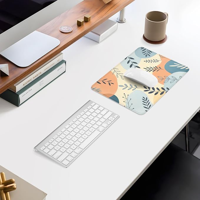 ITNRSIIET Mouse Pad Non-Slip Rubber Base Smooth Surface Stitched Edges