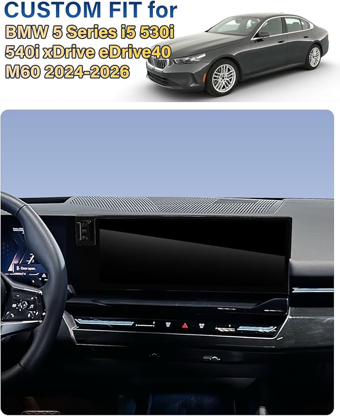 SKYLOTEC Car Phone Holder for BMW 5 Series i5 530i 540i xDrive eDrive40 M60 2024 2025 2026 Accessories Automobile Cradles Magnetic Phone Mount Compatible with MagSafe, Strong Magnets Cell Phone Base